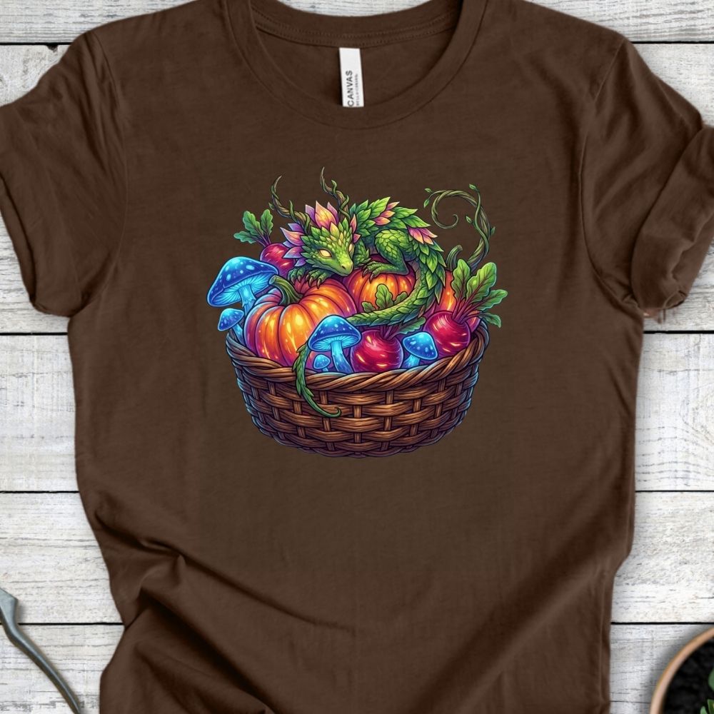 Printify T-Shirt Heather Brown / S The Leaf-Drake's Hoard T-Shirt