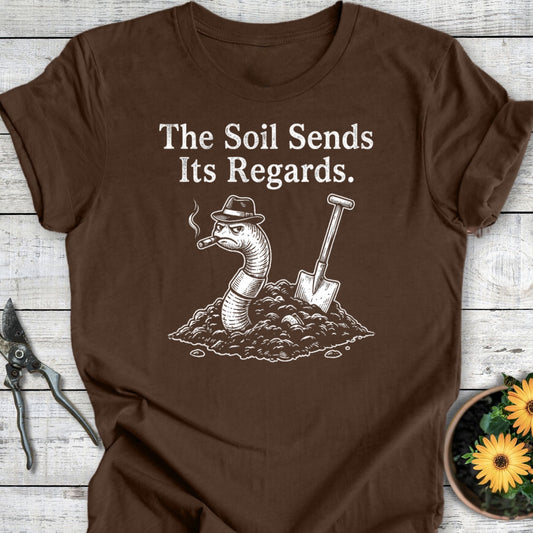 Printify T-Shirt Heather Brown / S The Soil Sends T-Shirt