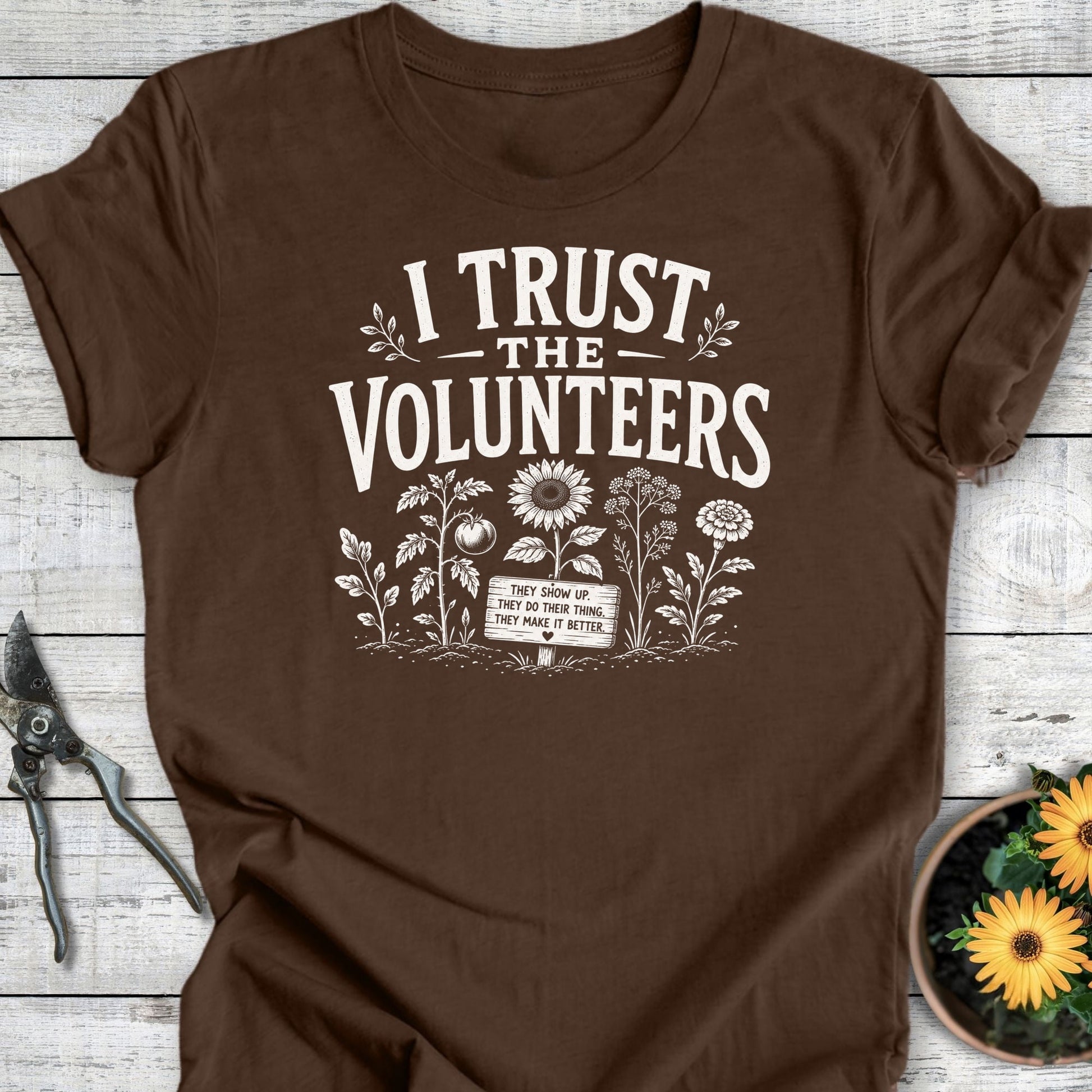 Printify T-Shirt Heather Brown / S Trust the Volunteers T-Shirt
