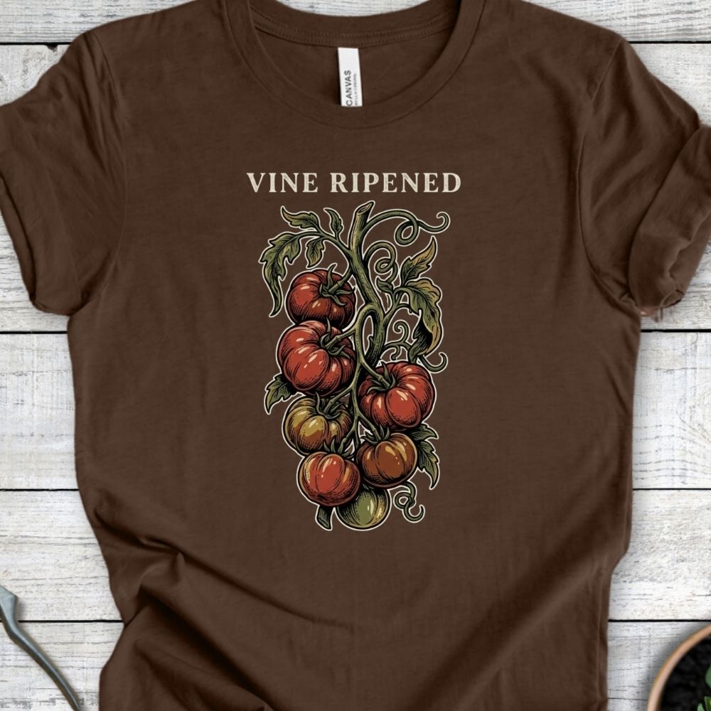 Printify T-Shirt Heather Brown / S Vine Ripened II T-Shirt