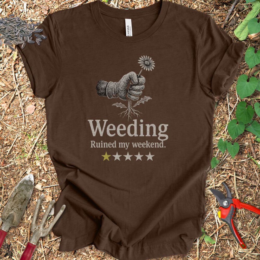Printify T-Shirt Heather Brown / S Weeding Ruined My Weekend