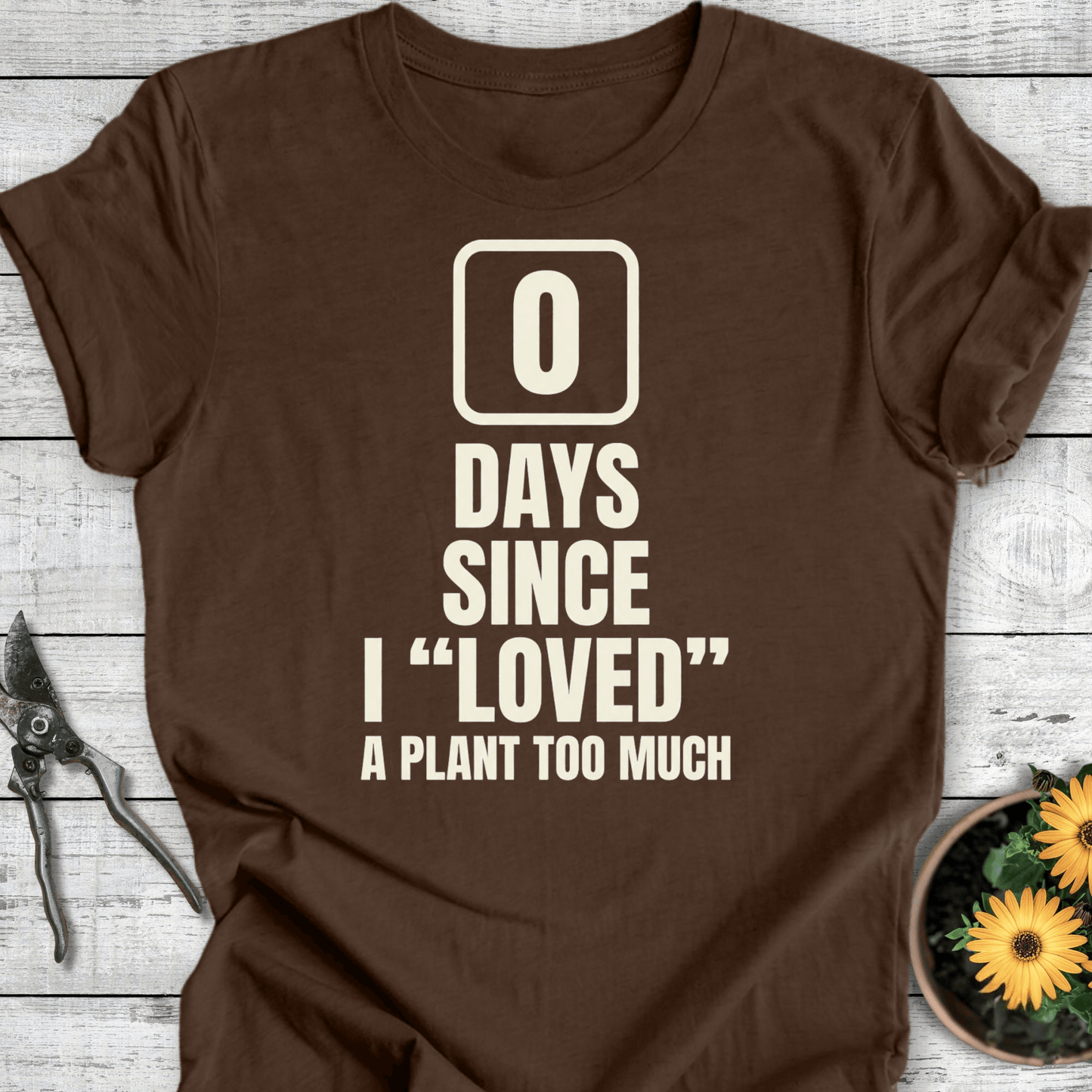 Printify T-Shirt Heather Brown / S Zero Days T-Shirt