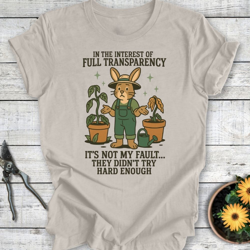 Printify T-Shirt Heather Dust / S Full Transparency