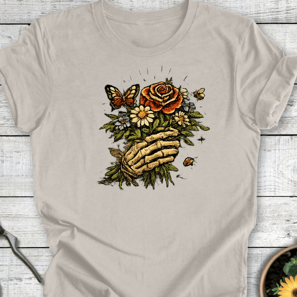 Printify T-Shirt Heather Dust / S Hands of the Garden T-Shirt