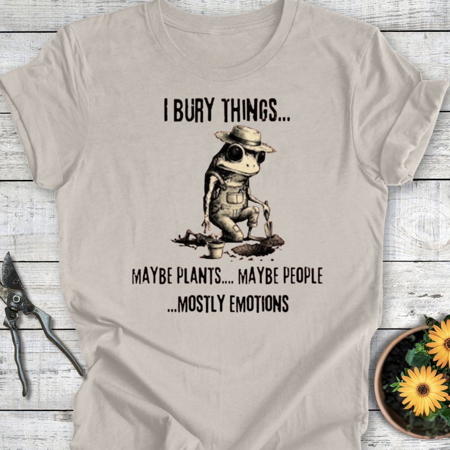 Printify T-Shirt Heather Dust / S I Bury Things III T-Shirt