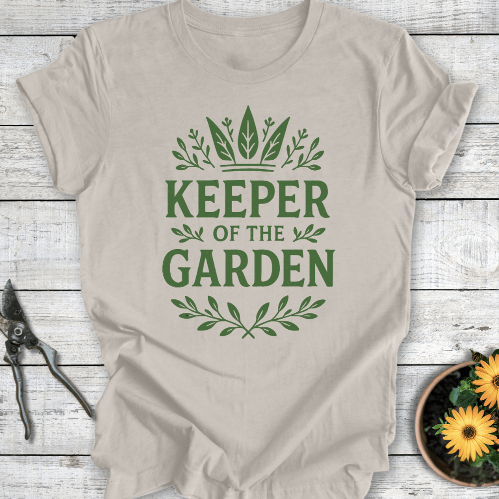 Printify T-Shirt Heather Dust / S Keeper of the Garden