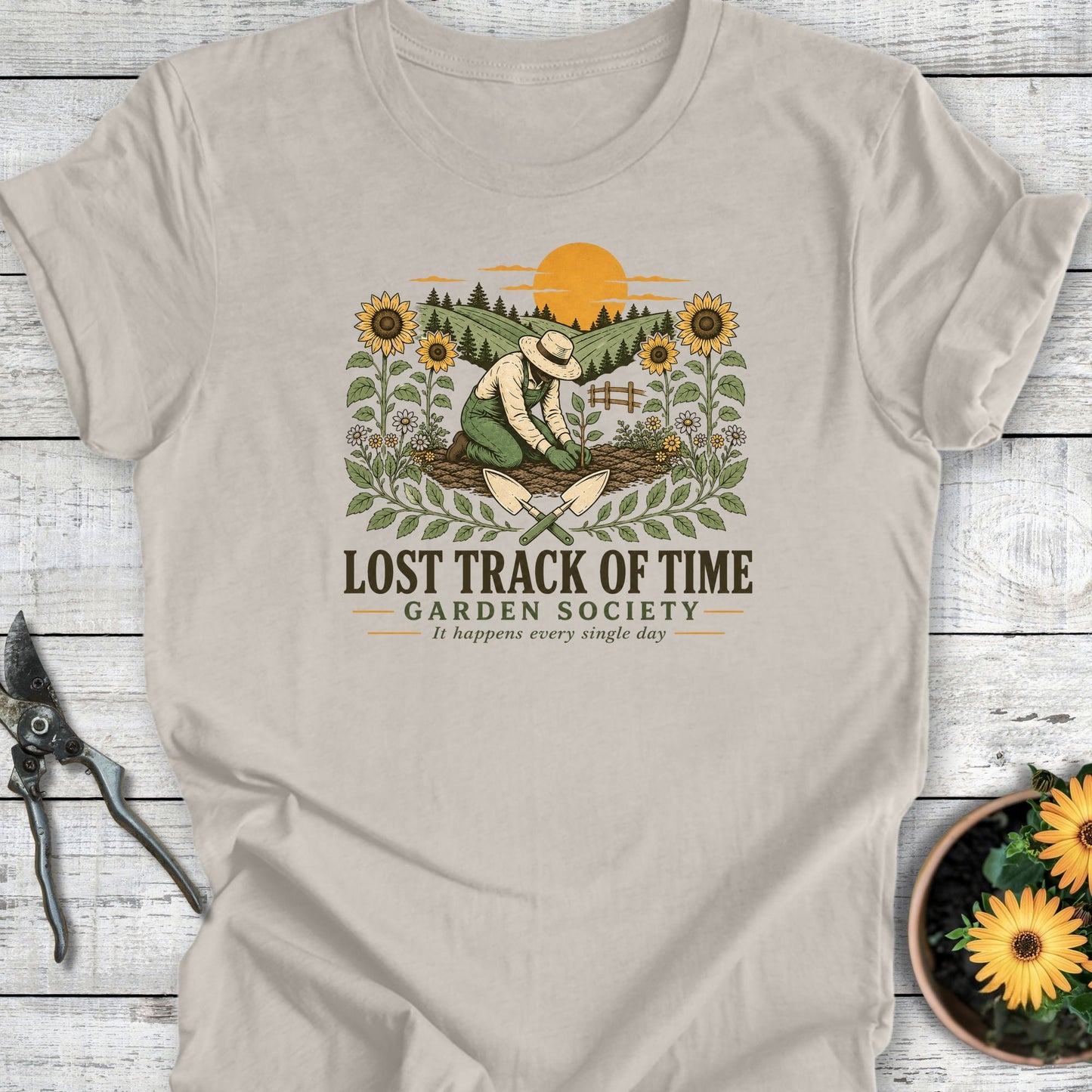 Printify T-Shirt Heather Dust / S Lost Track T-Shirt