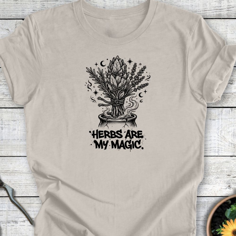 Printify T-Shirt Heather Dust / S Magic Herbs T-Shirt