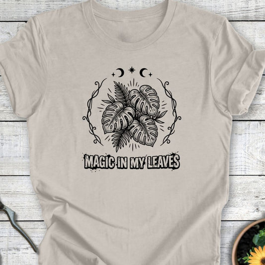 Printify T-Shirt Heather Dust / S Magic Leaves T-Shirt
