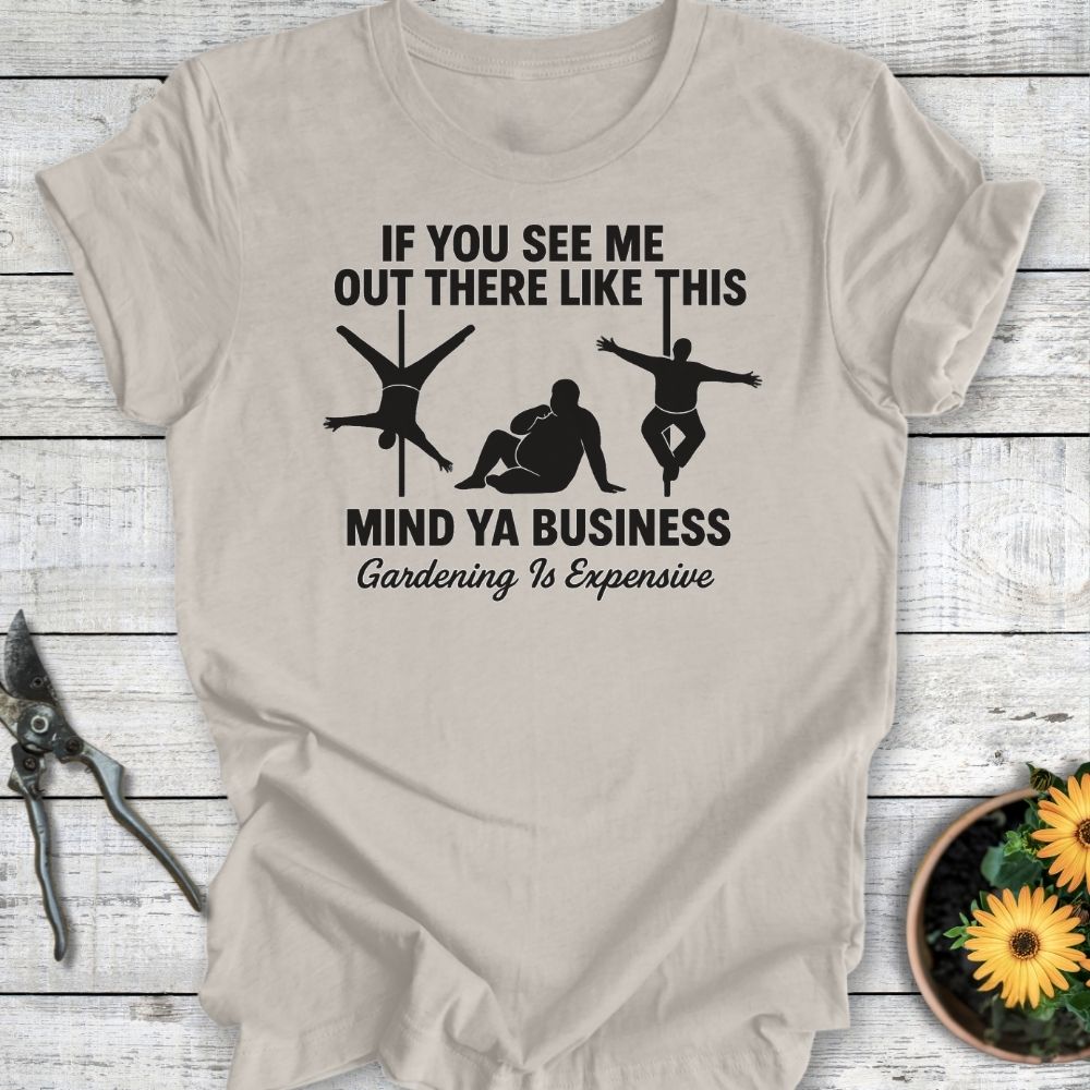 Printify T-Shirt Heather Dust / S Mind Ya Business