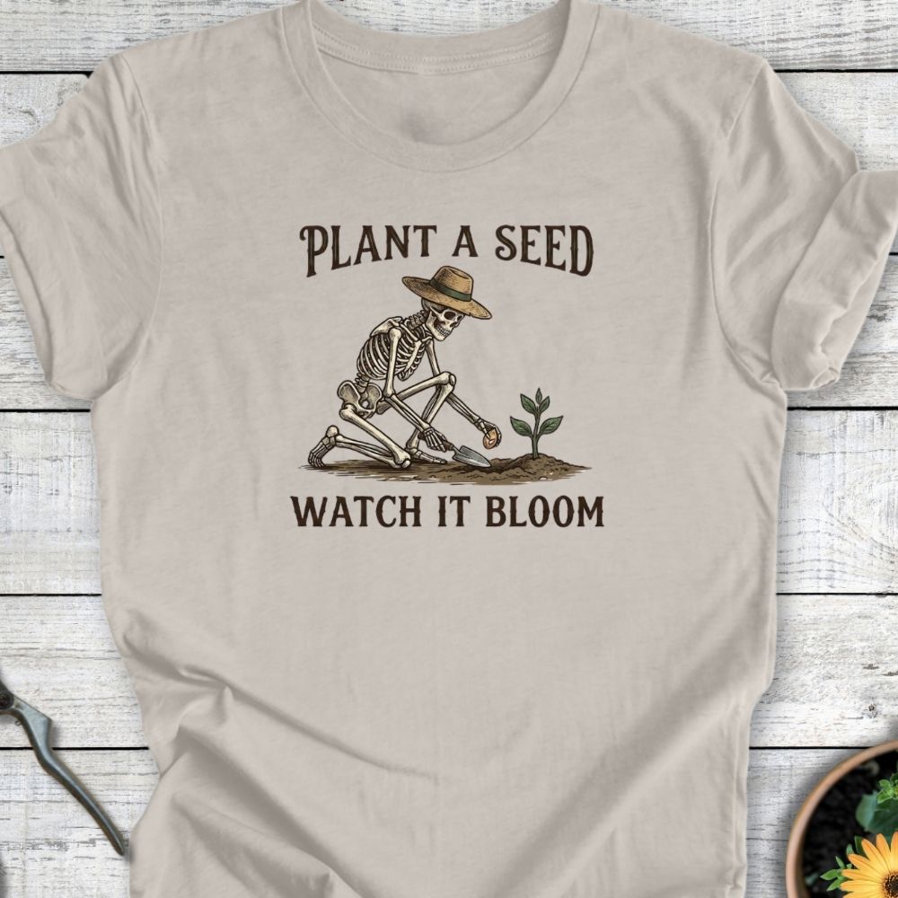 Printify T-Shirt Heather Dust / S Plant A Seed T-Shirt