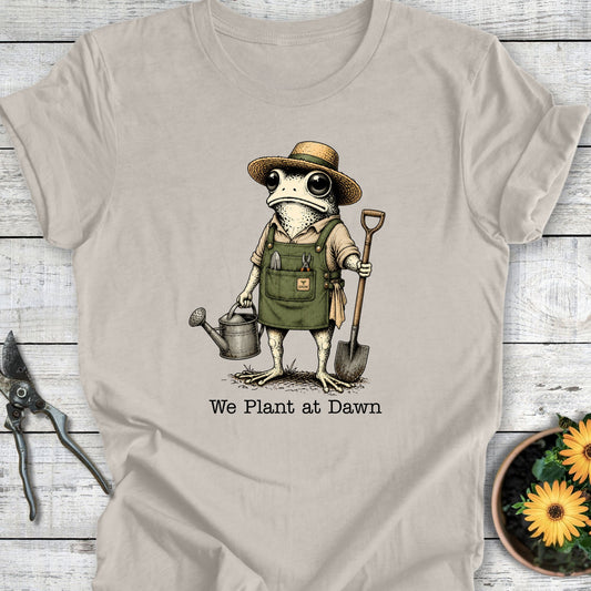 Printify T-Shirt Heather Dust / S Plant At Dawn T-Shirt