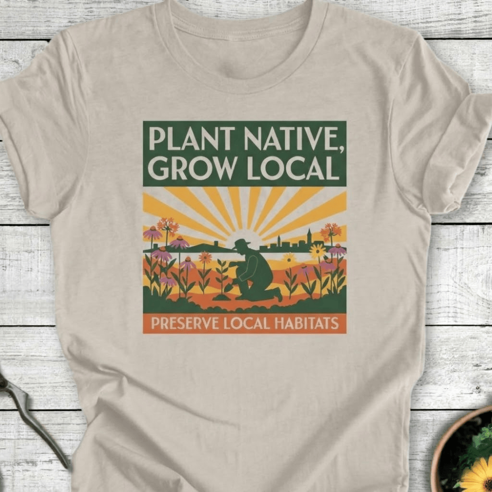 Printify T-Shirt Heather Dust / S Plant Native T-Shirt
