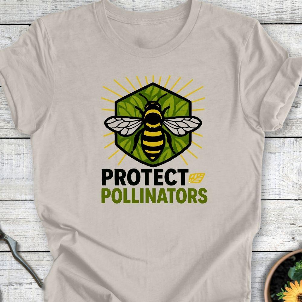 Printify T-Shirt Heather Dust / S Protect the Pollinators