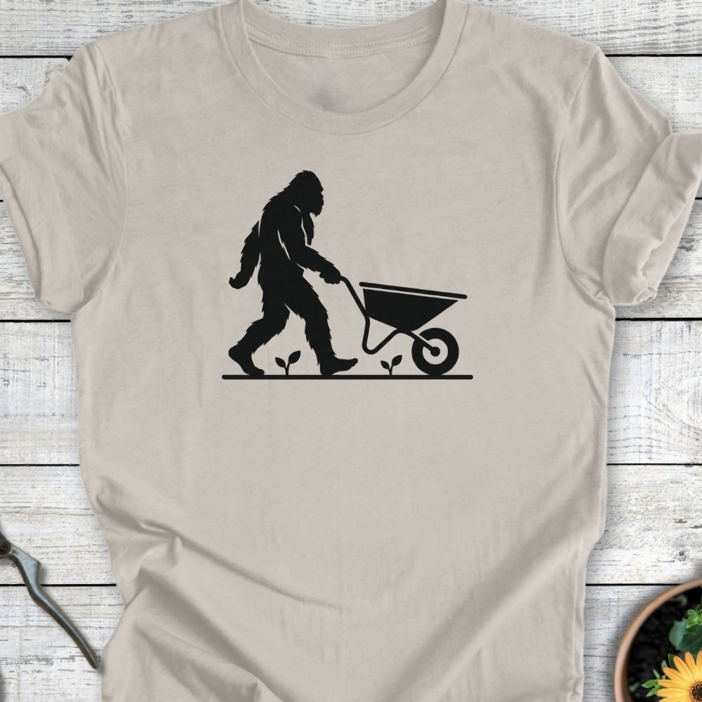 Printify T-Shirt Heather Dust / S Squatch Gardener II T-Shirt