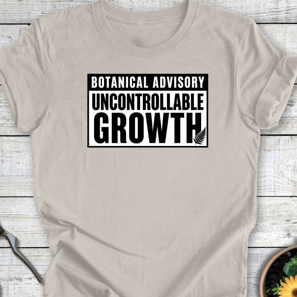 Printify T-Shirt Heather Dust / S Uncontrollable Growth T-Shirt