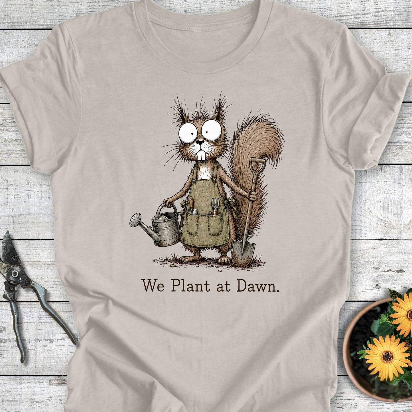 Printify T-Shirt Heather Dust / S We Plant at Dawn T-Shirt