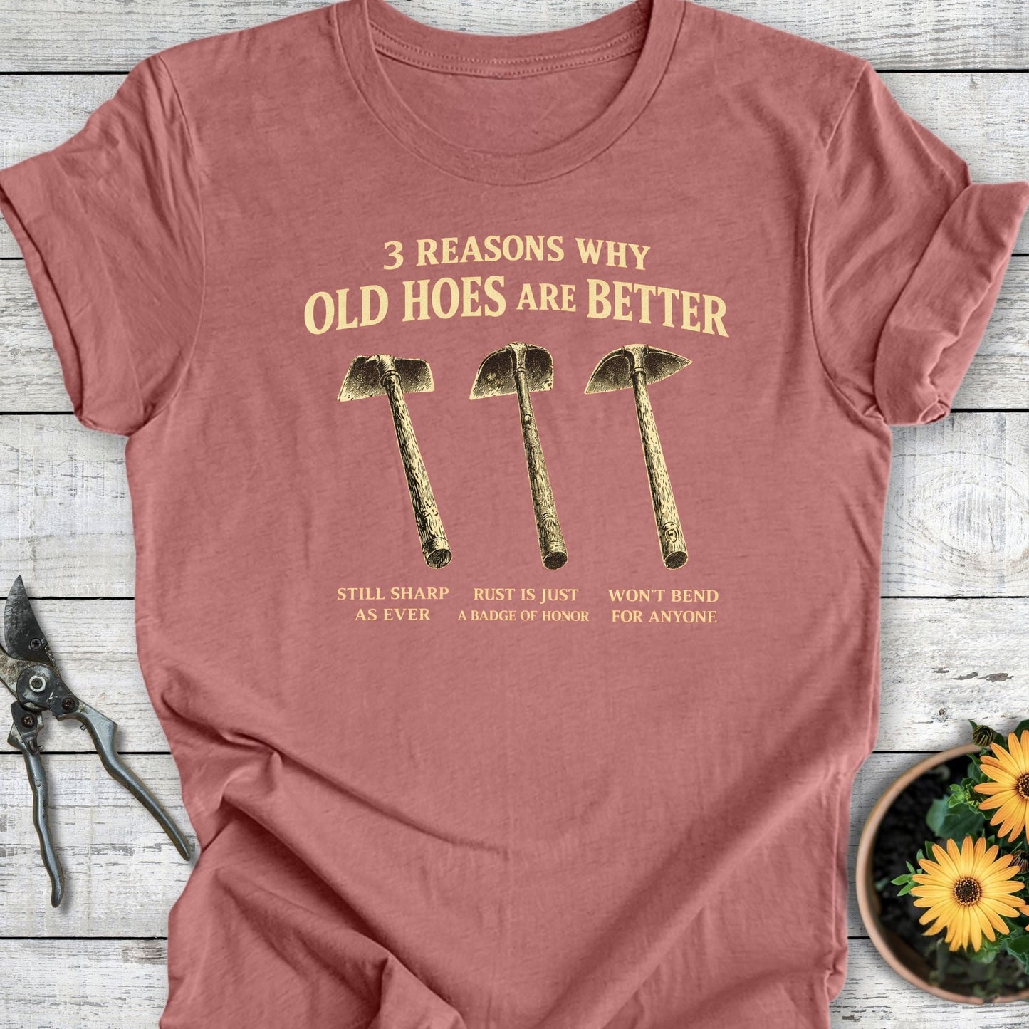 Printify T-Shirt Heather Mauve / S 3 Reasons T-Shirt