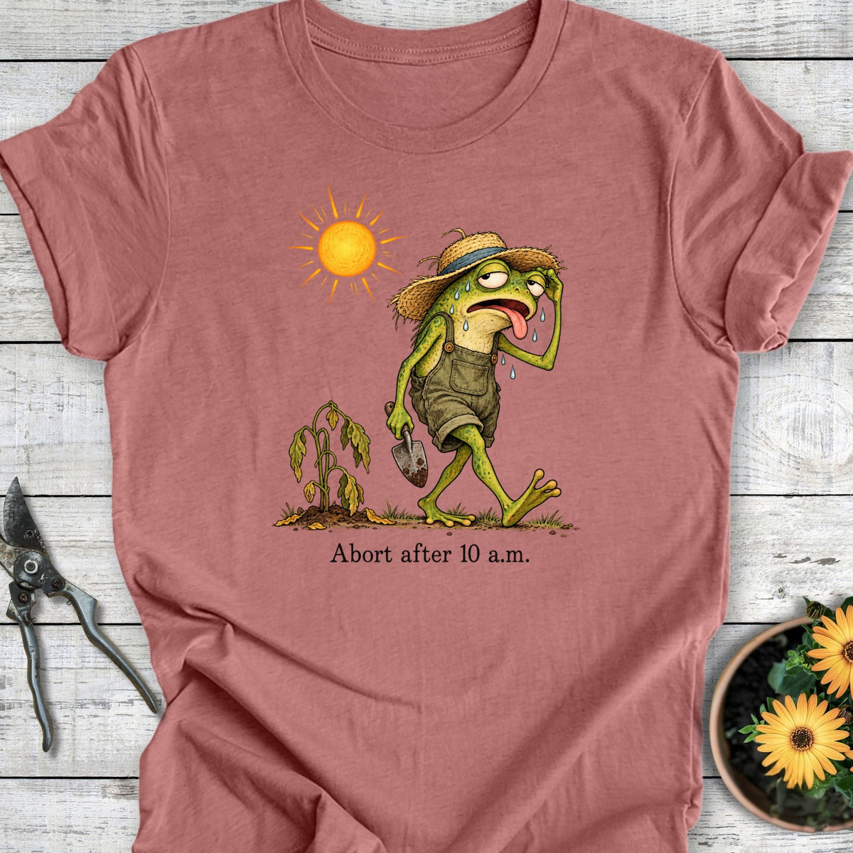 Printify T-Shirt Heather Mauve / S Abort T-Shirt
