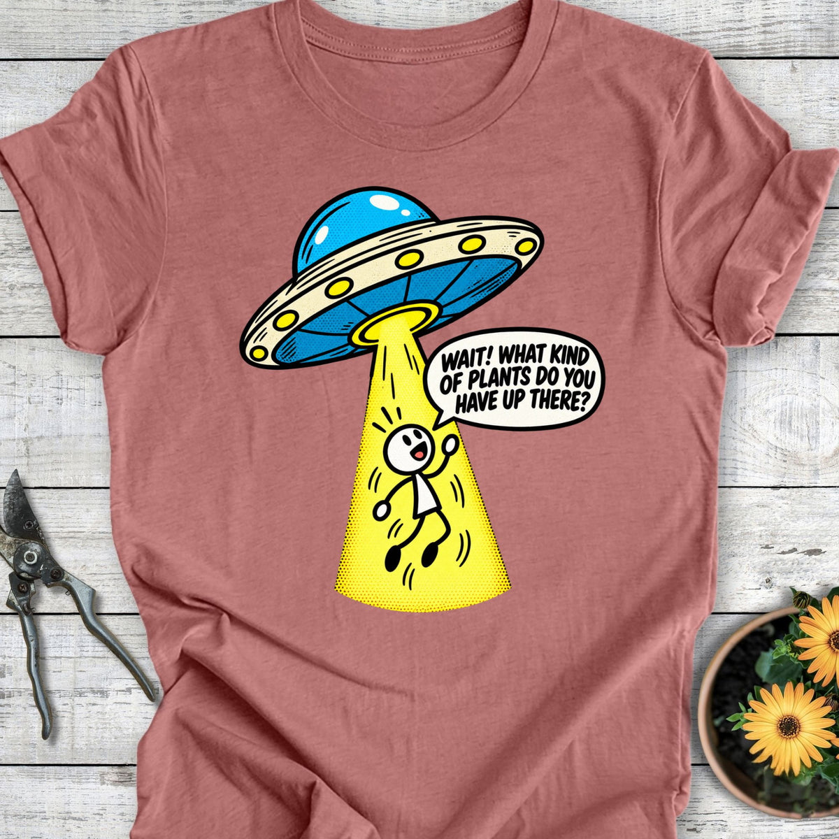 Printify T-Shirt Heather Mauve / S Alien Plant Life T-Shirt
