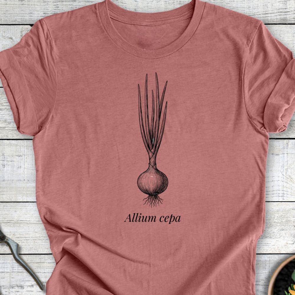 Printify T-Shirt Heather Mauve / S Allium Cepa T-Shirt