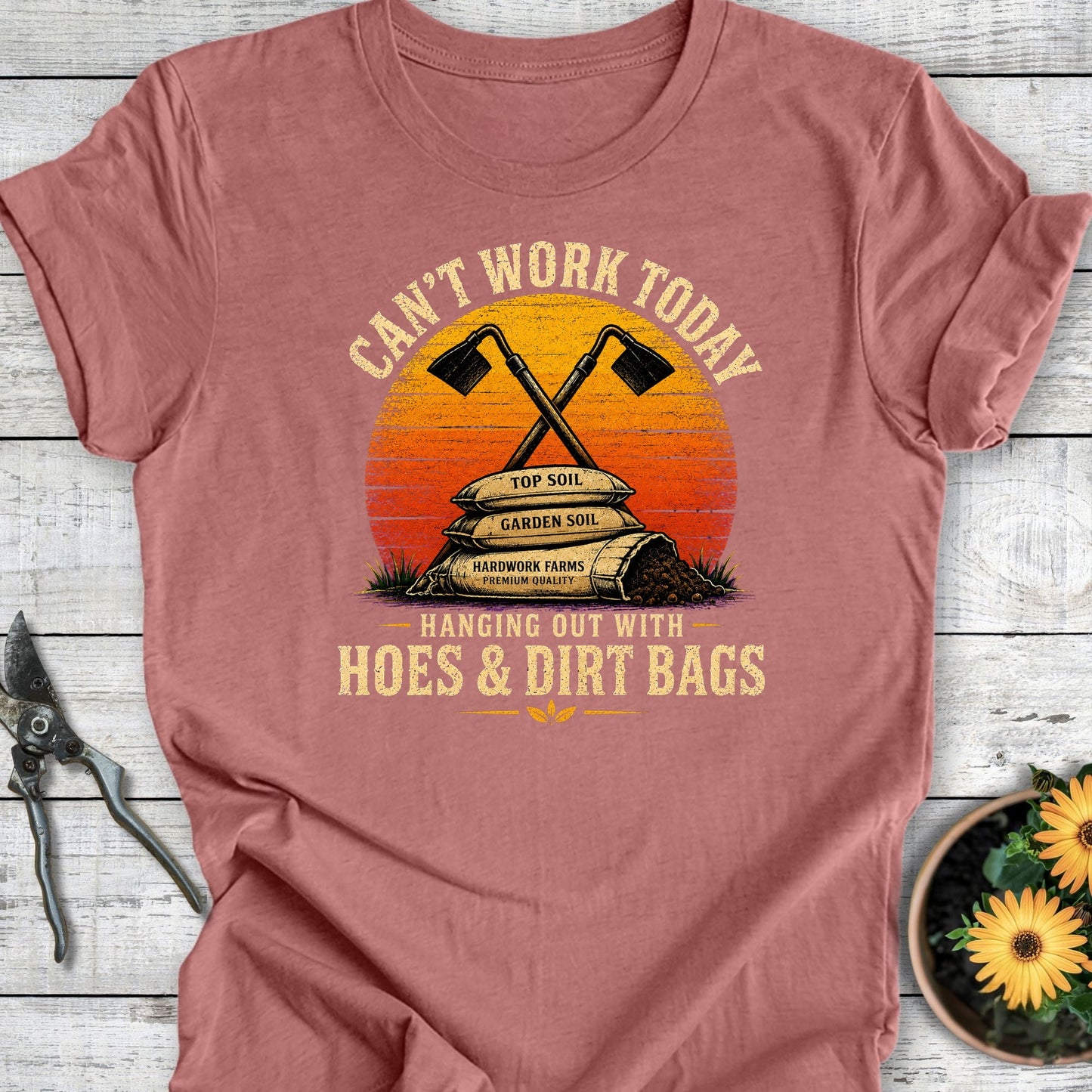 Printify T-Shirt Heather Mauve / S Can't Work Today T-Shirt