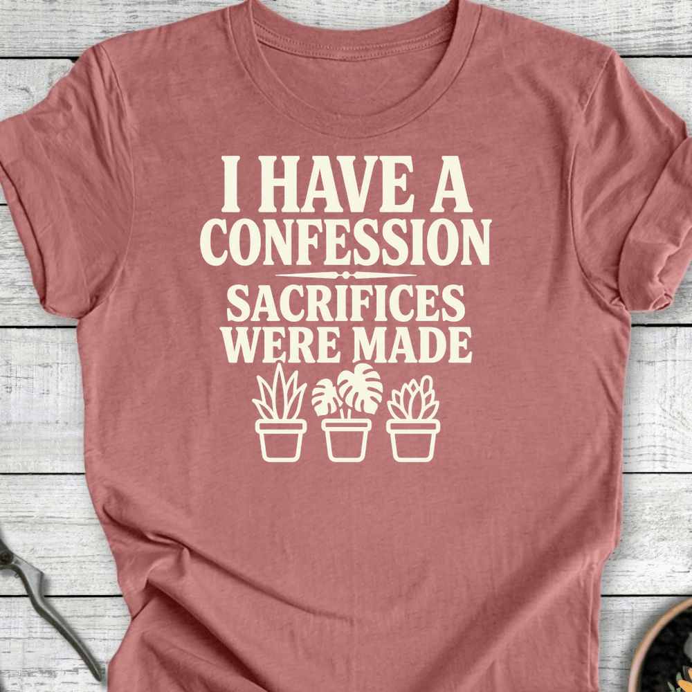 Printify T-Shirt Heather Mauve / S Confession II T-Shirt