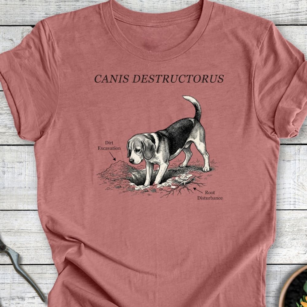 Printify T-Shirt Heather Mauve / S Destructorus T-Shirt