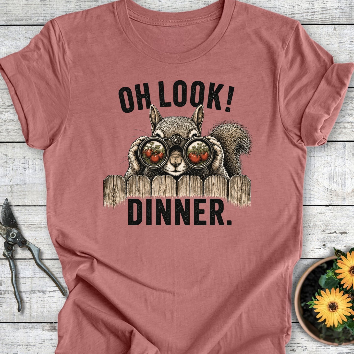 Printify T-Shirt Heather Mauve / S Dinner T-Shirt