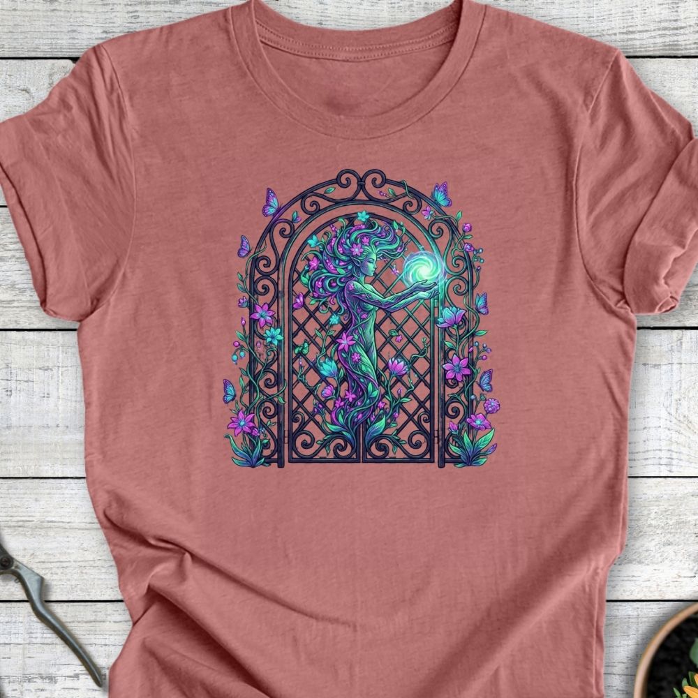 Printify T-Shirt Heather Mauve / S Dryad of the Trellis T-Shirt