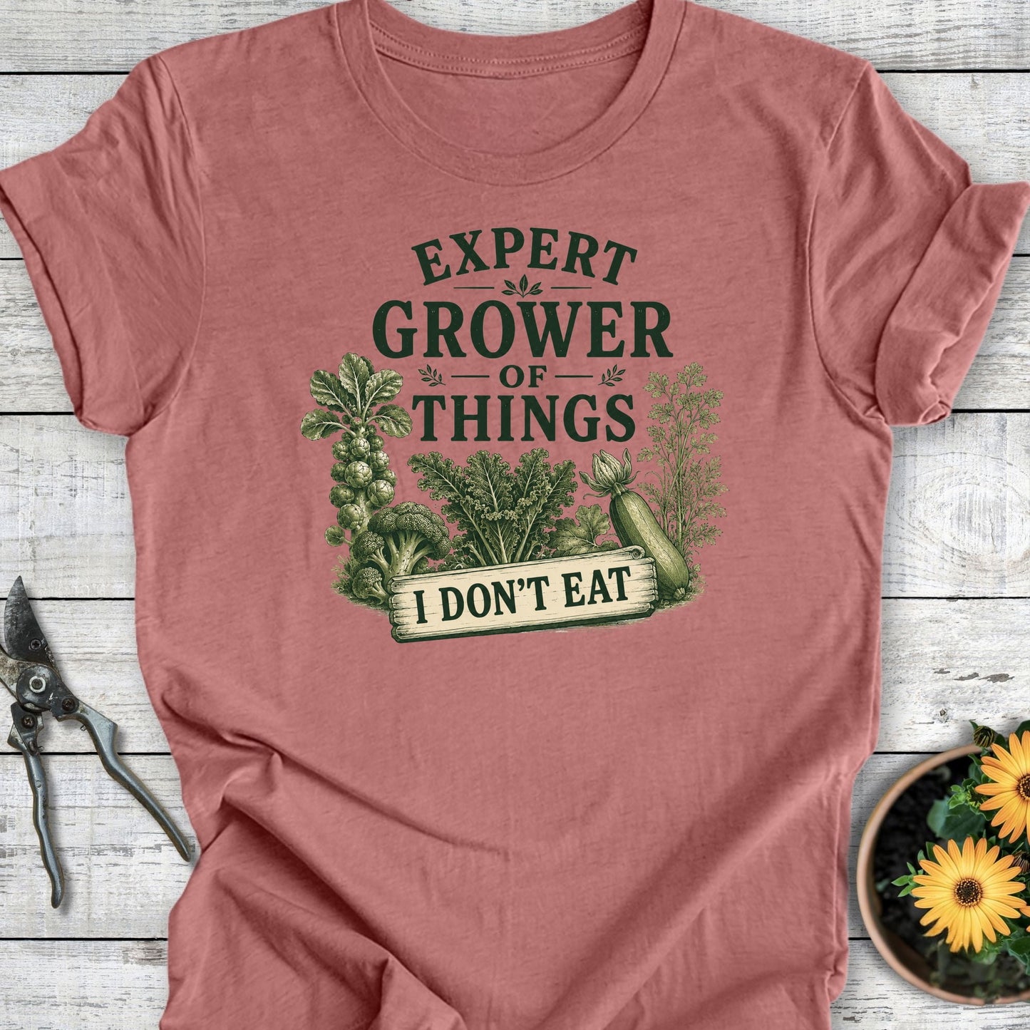 Printify T-Shirt Heather Mauve / S Expert Grower T-Shirt