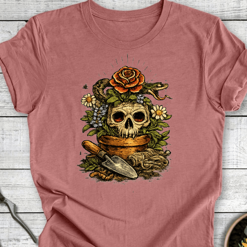 Printify T-Shirt Heather Mauve / S From Soil We Grow T-Shirt