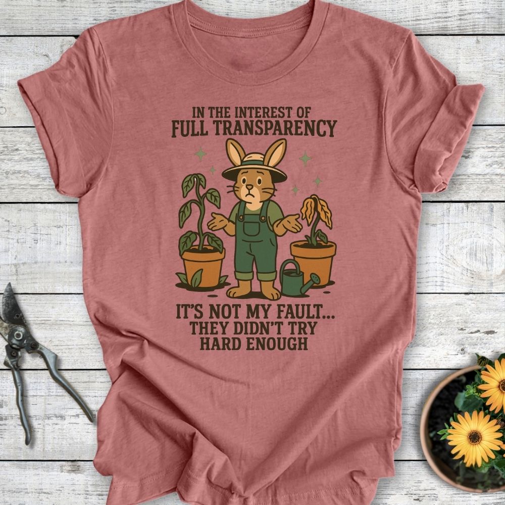 Printify T-Shirt Heather Mauve / S Full Transparency