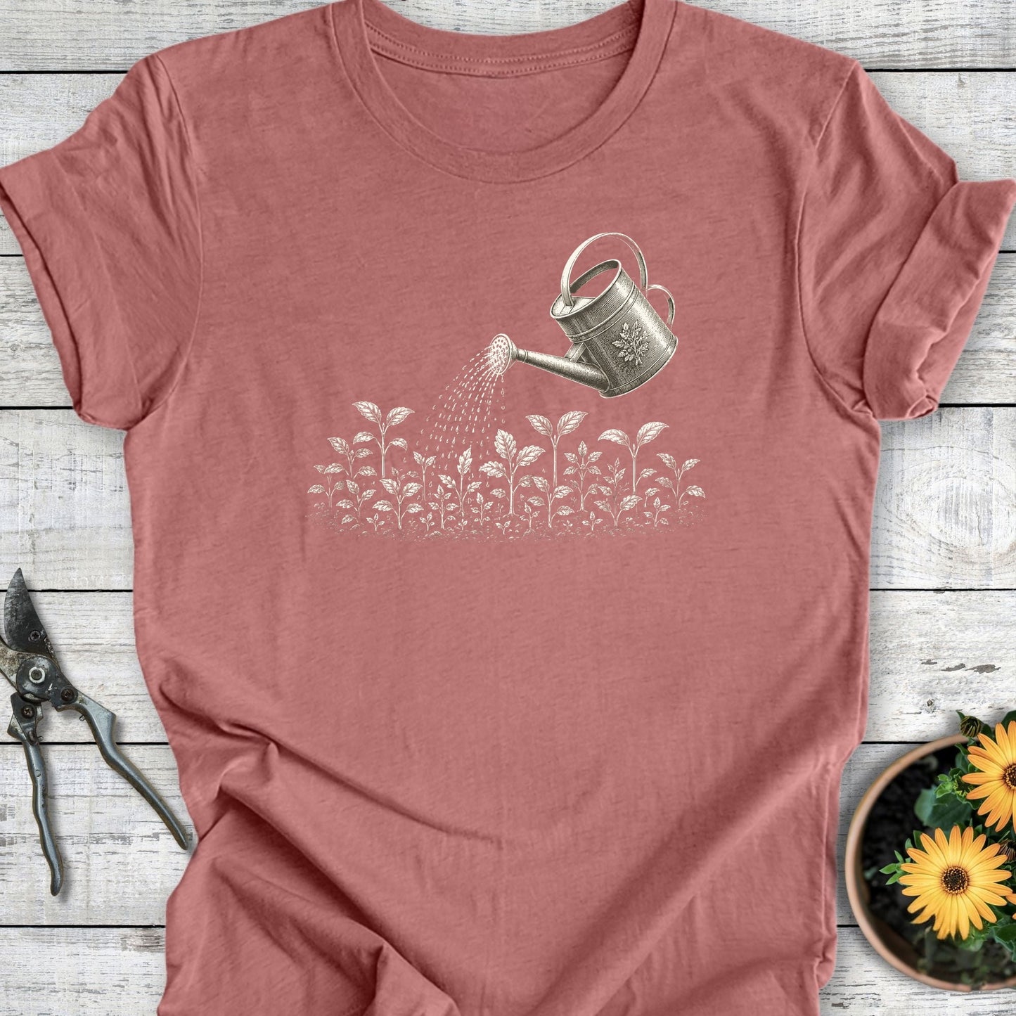 Printify T-Shirt Heather Mauve / S Growing Season T-Shirt