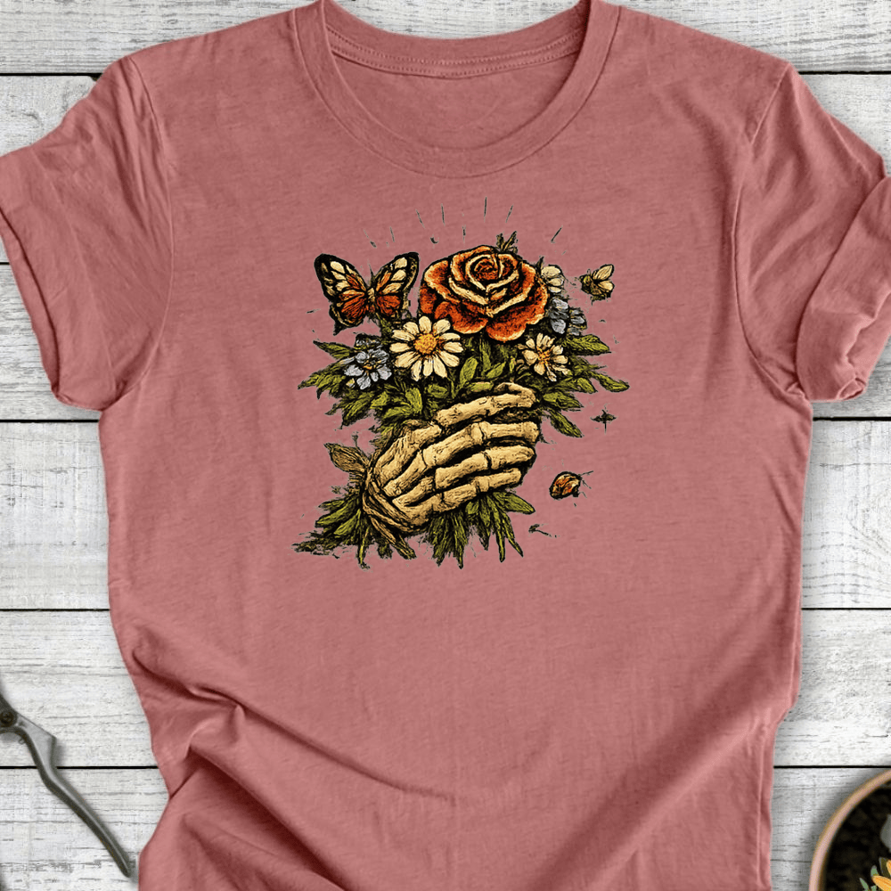 Printify T-Shirt Heather Mauve / S Hands of the Garden T-Shirt