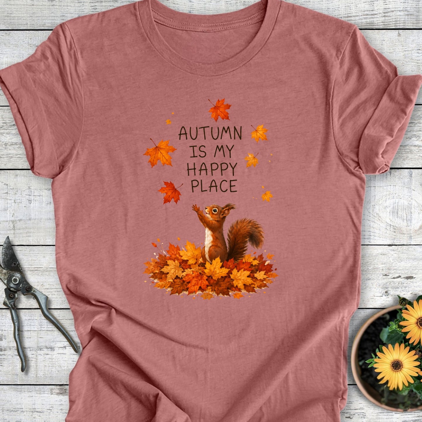 Printify T-Shirt Heather Mauve / S Happy Place T-Shirt