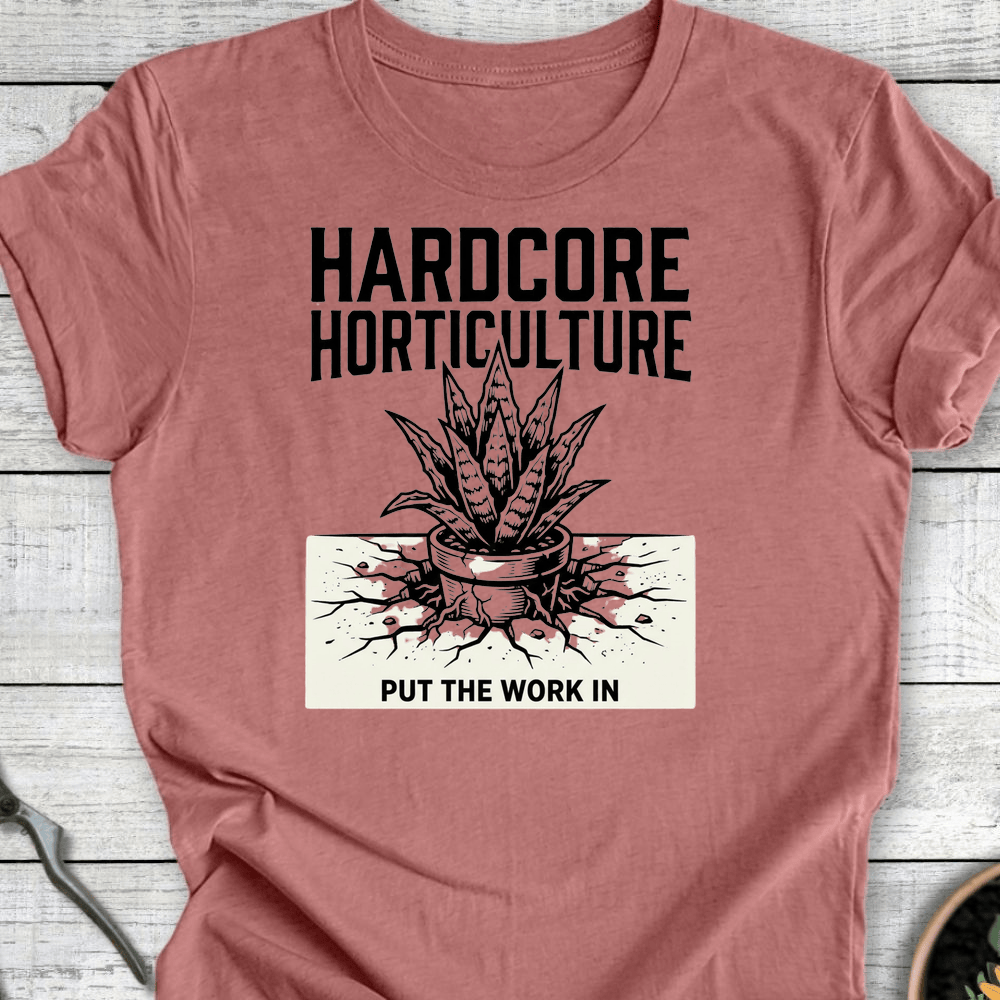 Printify T-Shirt Heather Mauve / S Hardcore Horticulture II T-Shirt