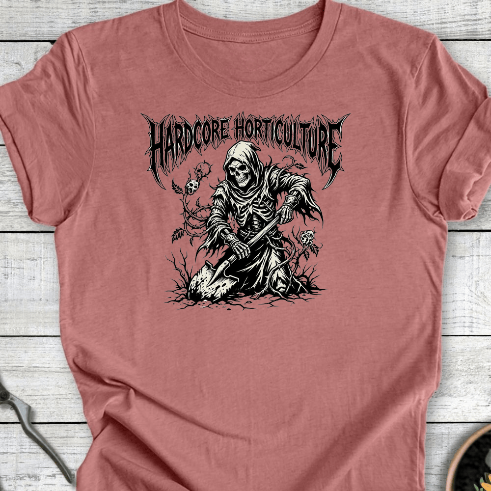 Printify T-Shirt Heather Mauve / S Hardcore Horticulture T-Shirt