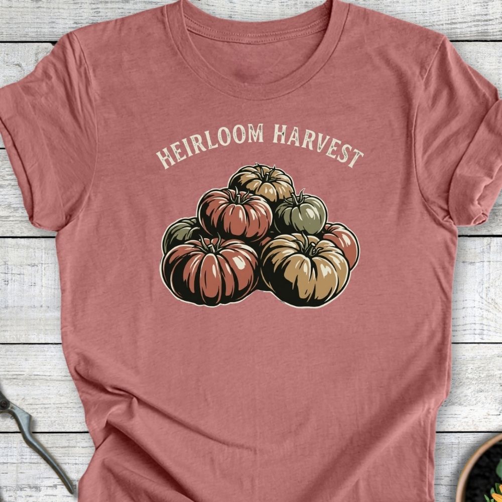 Printify T-Shirt Heather Mauve / S Heirloom Harvest T-Shirt