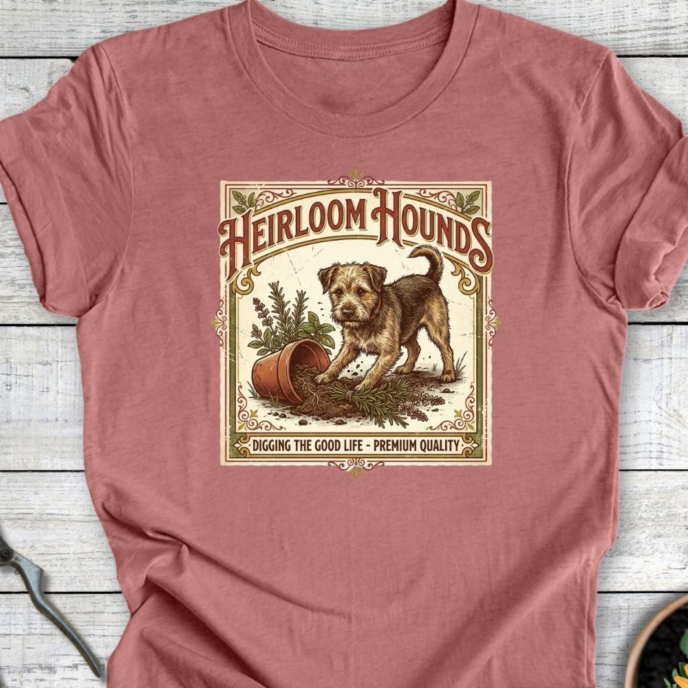 Printify T-Shirt Heather Mauve / S Heirloom Hounds T-Shirt