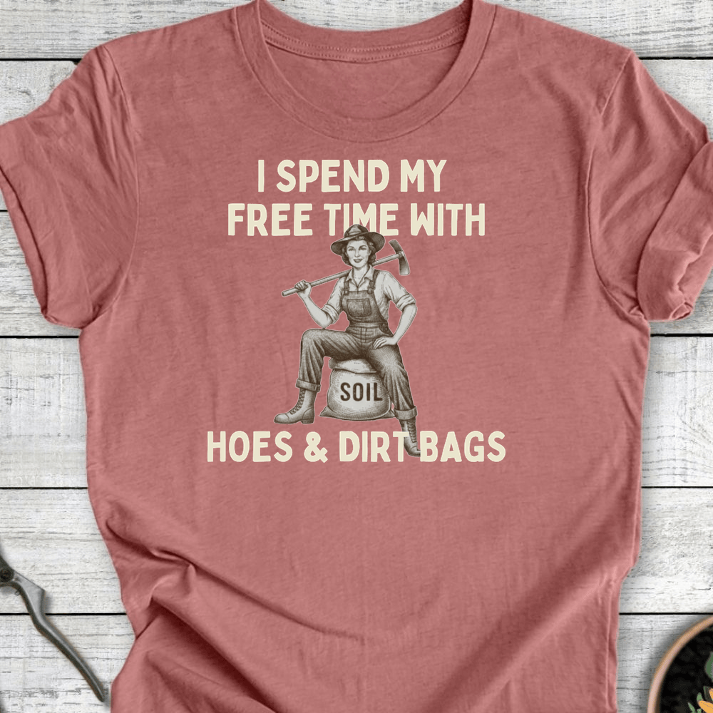 Printify T-Shirt Heather Mauve / S Hoes & Dirt Bags II T-Shirt