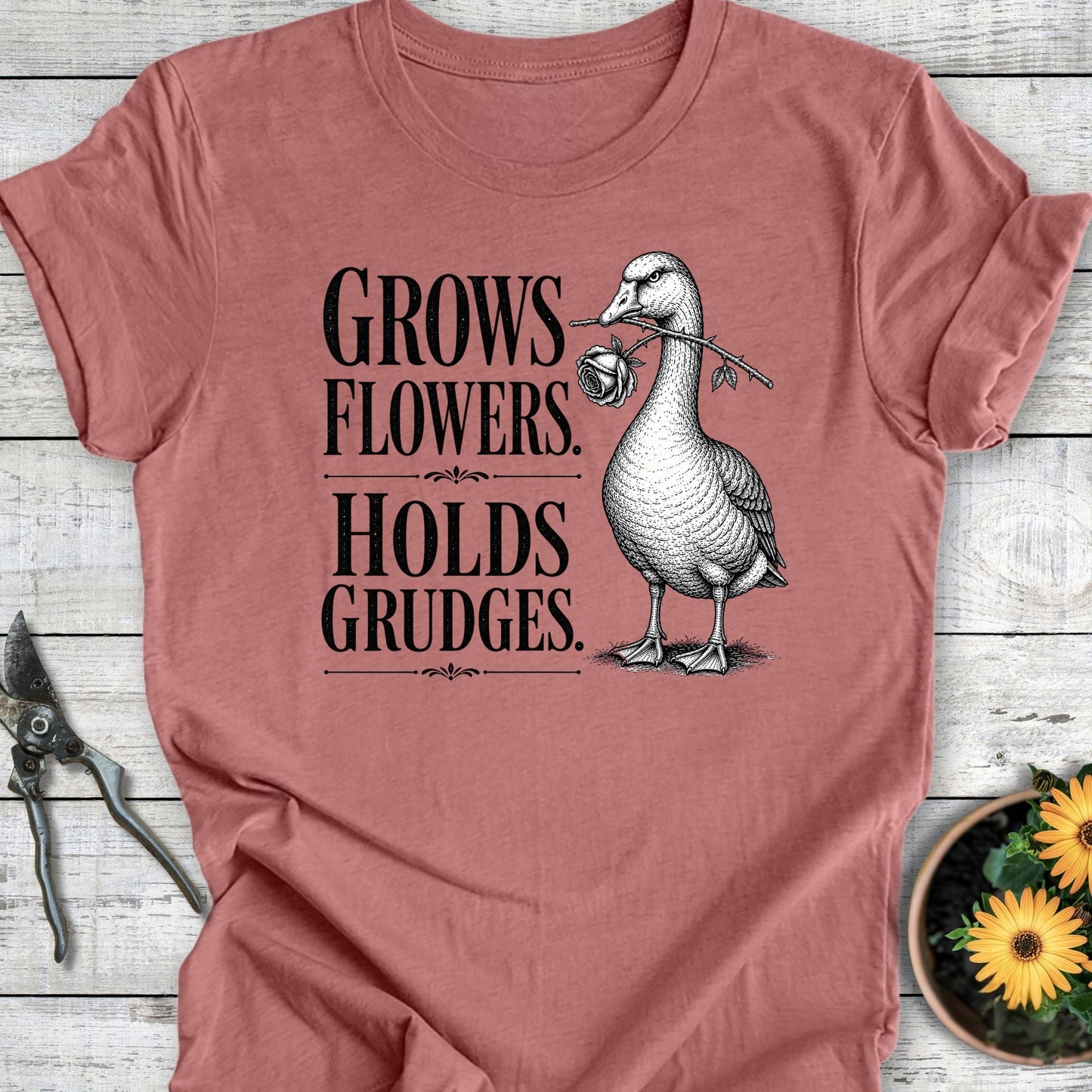Printify T-Shirt Heather Mauve / S Hold Grudges T-Shirt