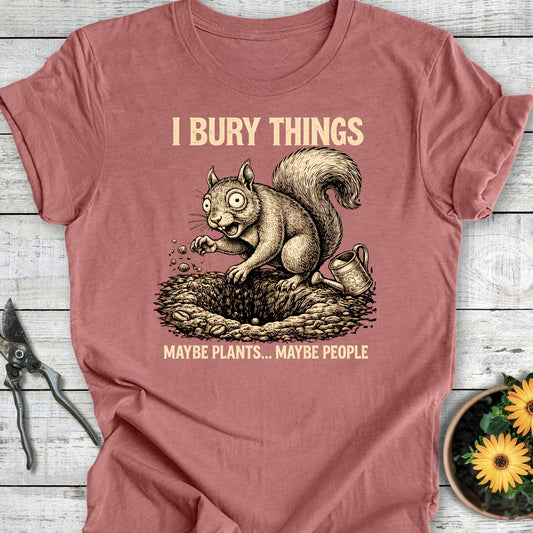Printify T-Shirt Heather Mauve / S I Bury Things II T-Shirt