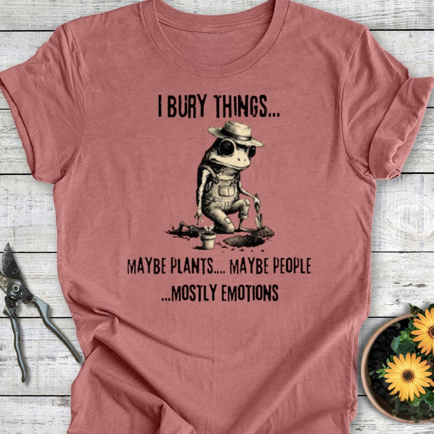 Printify T-Shirt Heather Mauve / S I Bury Things III T-Shirt