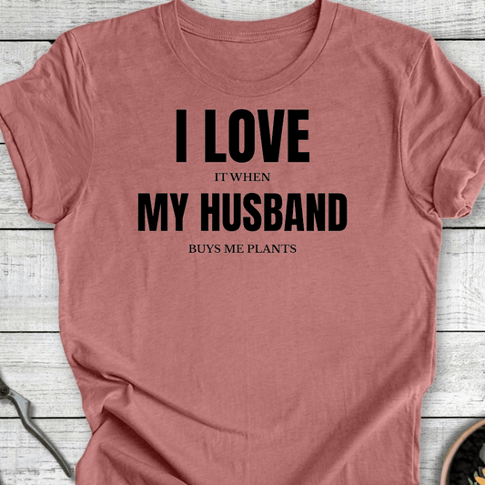 Printify T-Shirt Heather Mauve / S I Love My Husband T-Shirt