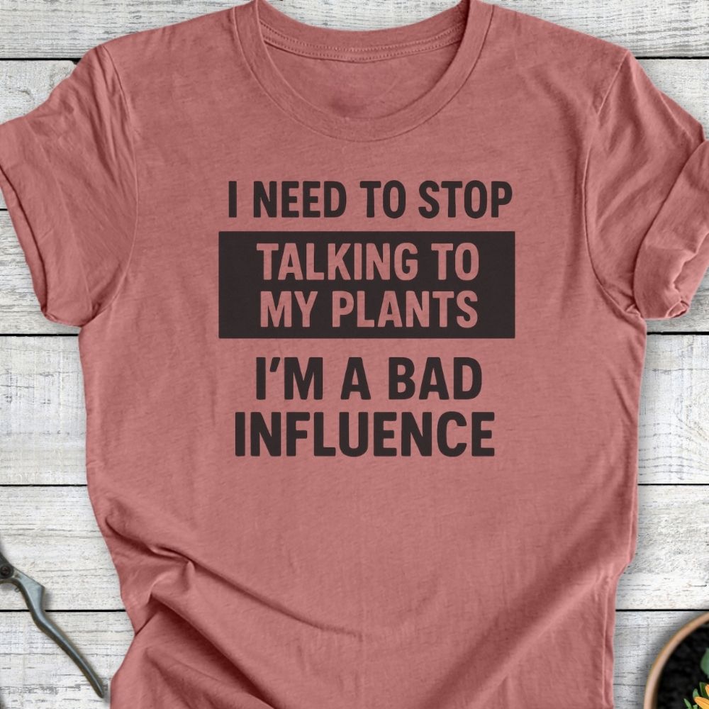 Printify T-Shirt Heather Mauve / S I'm a Bad Influence