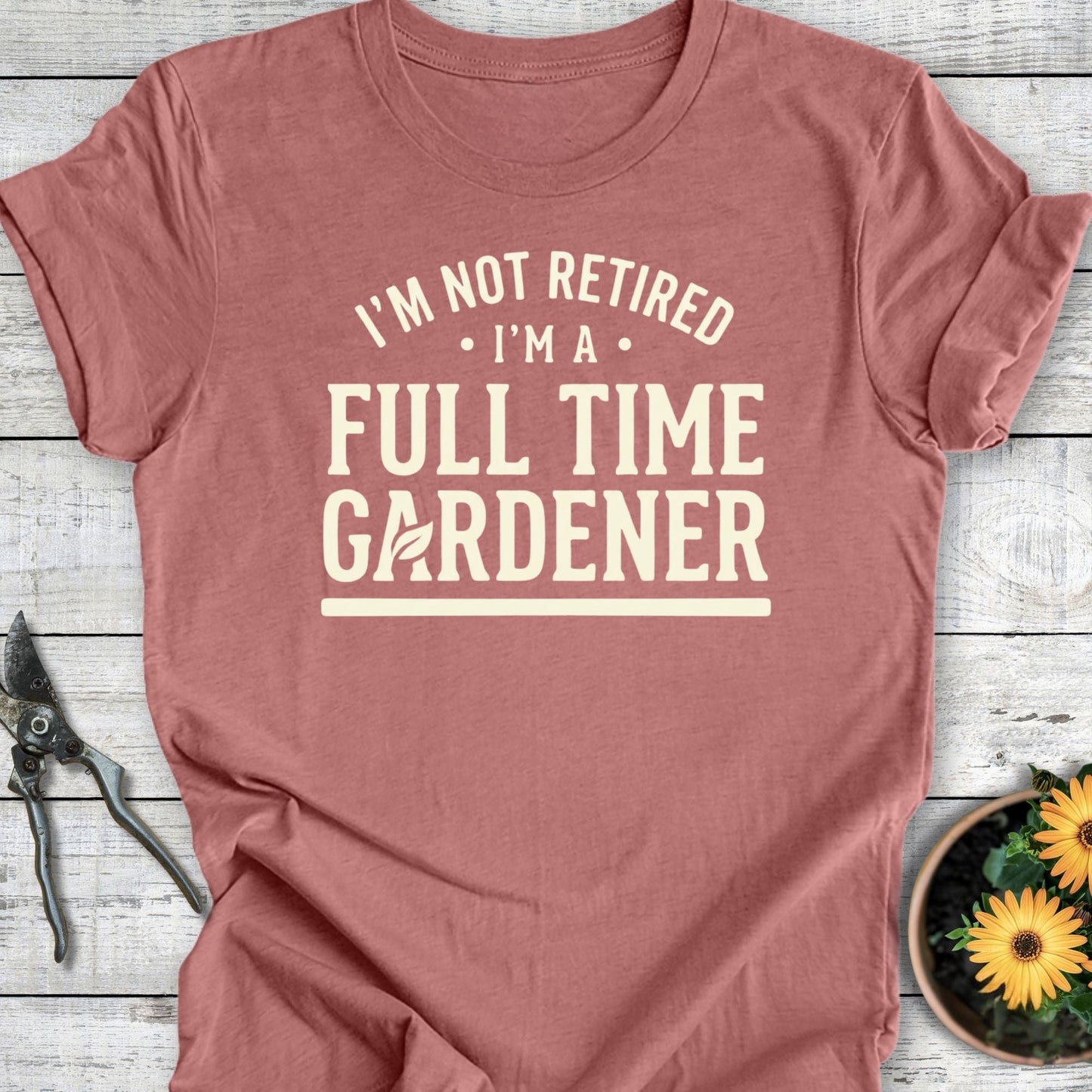 Printify T-Shirt Heather Mauve / S I'm Not Retired T-Shirt