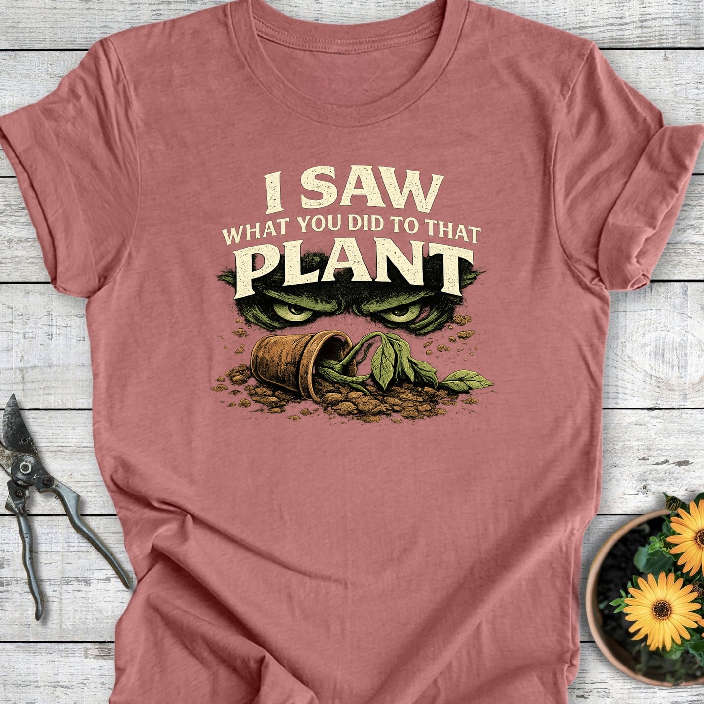 Printify T-Shirt Heather Mauve / S I Saw What You Did T-Shirt