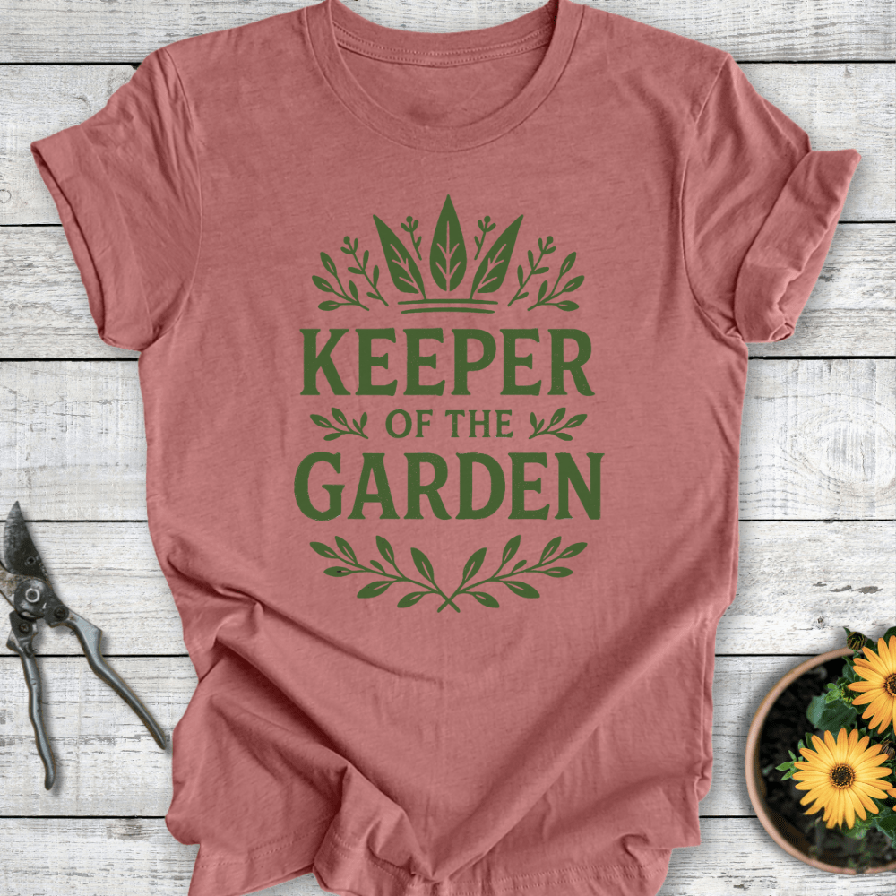 Printify T-Shirt Heather Mauve / S Keeper of the Garden
