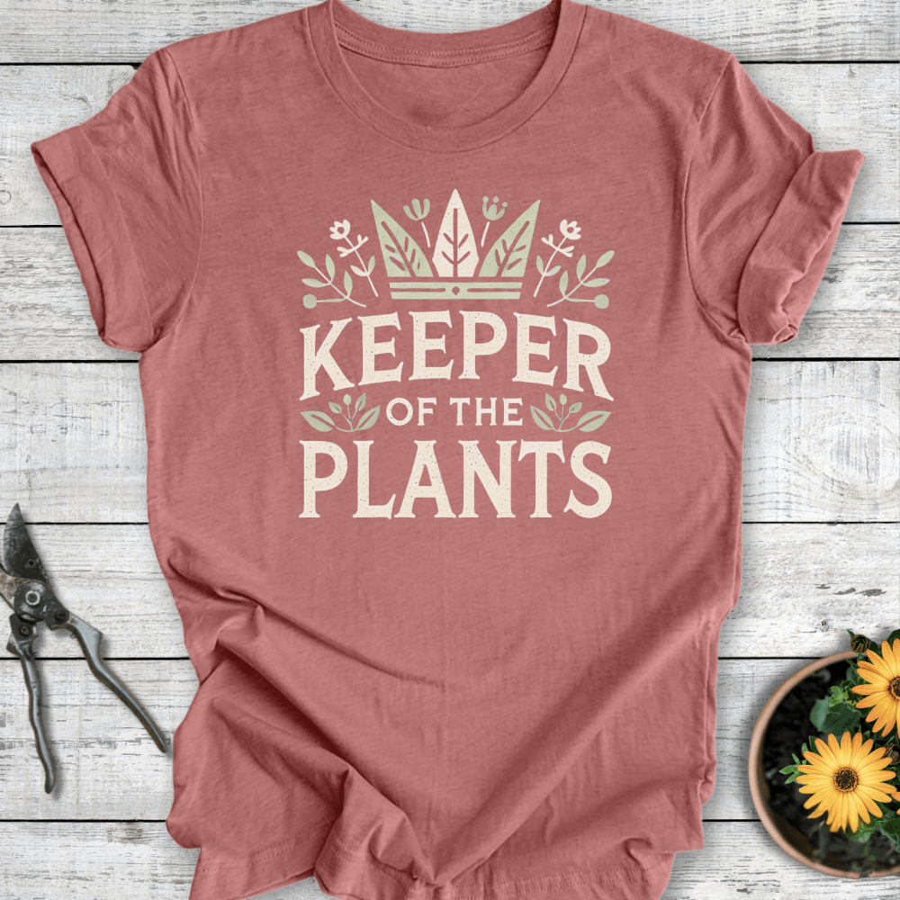 Printify T-Shirt Heather Mauve / S Keeper of the Plants